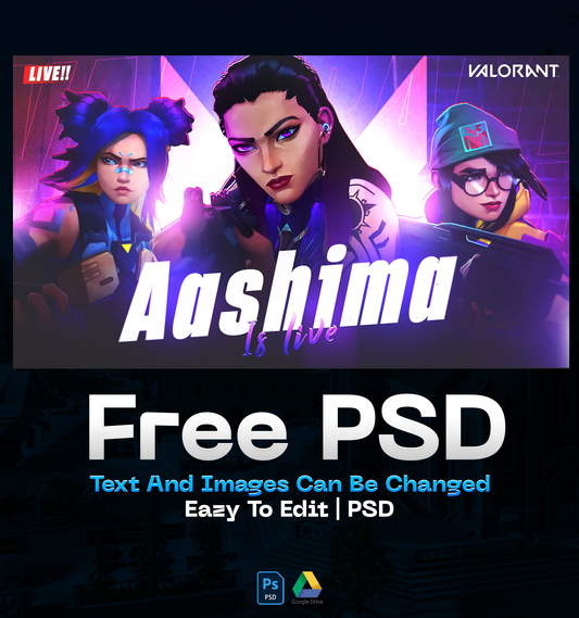 Free Valorant PSD